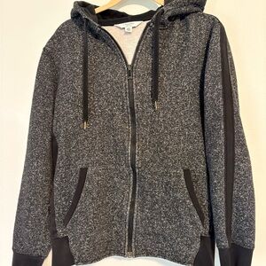 Calvin Klein Charcoal Zip-Up Sweater